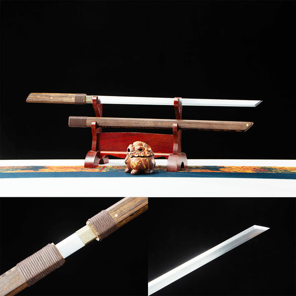 Handmade Chinese Traditional Tang Sword High-performance Manganese Steel Rosewood Sword HGC17