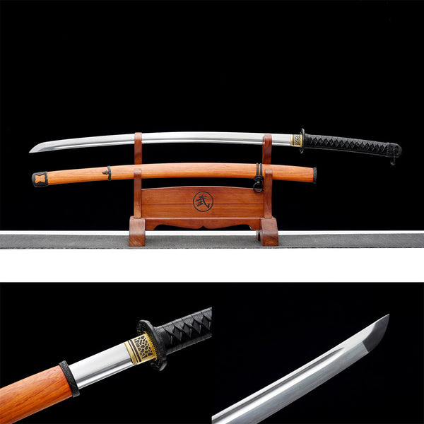 Handmade Japanese Samurai Katana 50#Steel Redwood 98 Saber HWK25